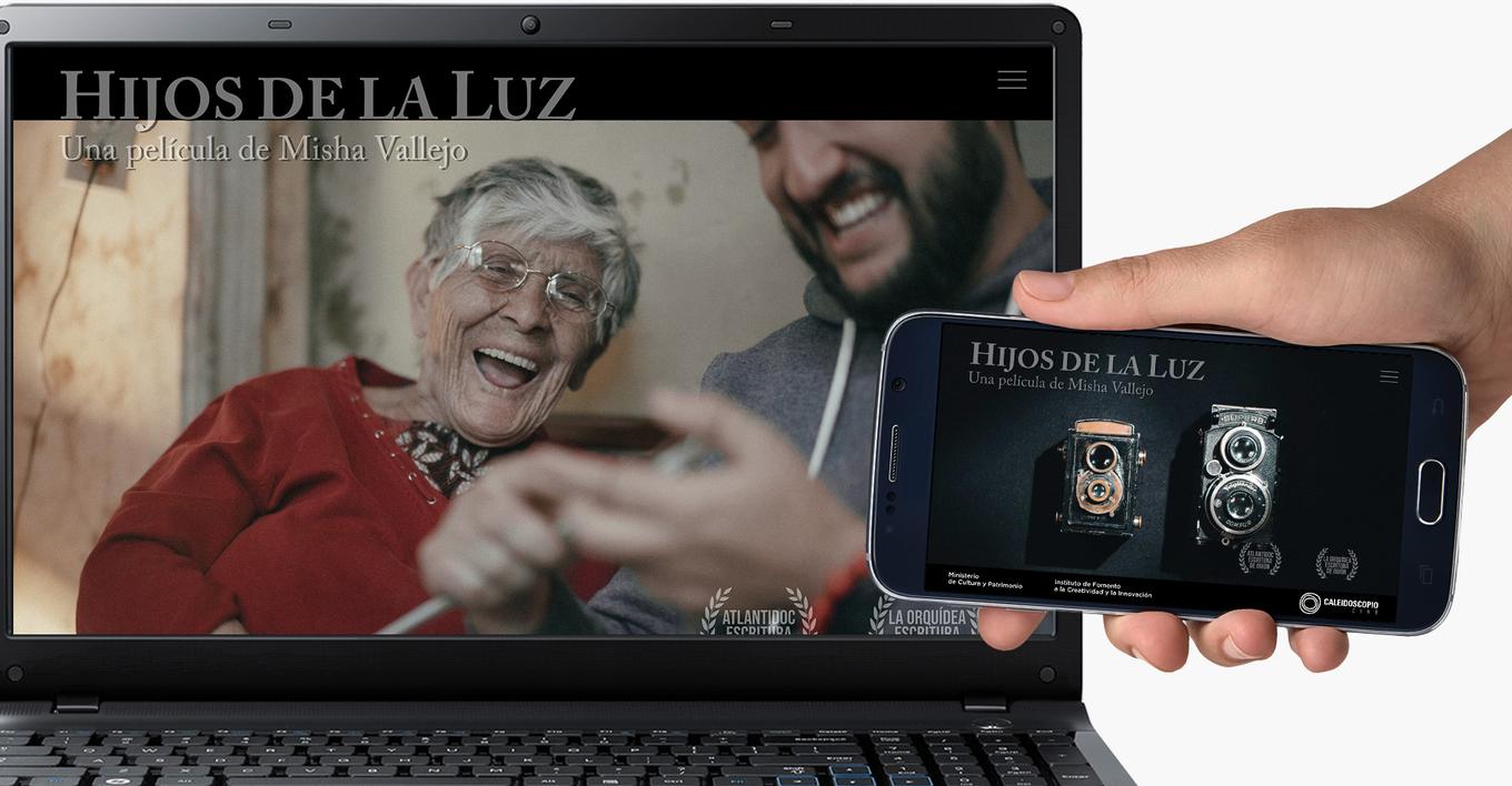 Cinematic Landing Page for a new Film