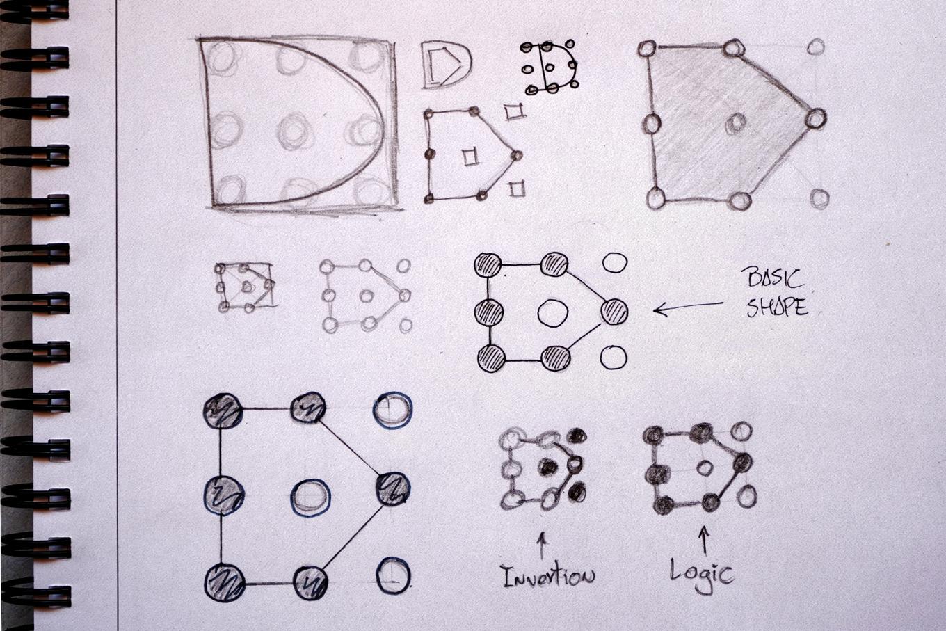 Sketches after feedback from client